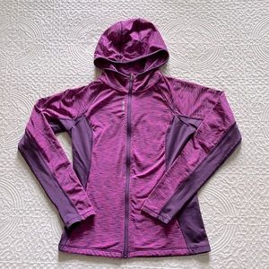 Reebok full zip, hooded sweatshirt